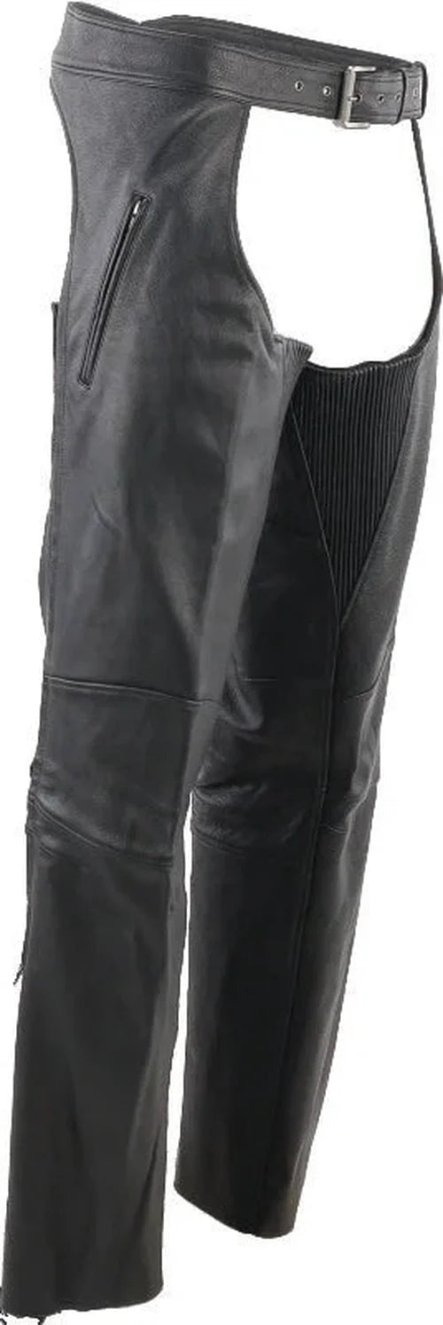 Kuryakyn Leather By River Road Longhaul Leather Chaps Black - Large - Additional View 10