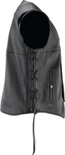 Load image into Gallery viewer, Kuryakyn Leather By River Road Old Skool Leather Vest Black - Large - Main Product View