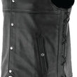 Load image into Gallery viewer, Kuryakyn Leather By River Road Old Skool Leather Vest Black - Large - Additional View 5