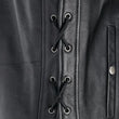 Load image into Gallery viewer, Kuryakyn Leather By River Road Old Skool Leather Vest Black - Large - Additional View 8
