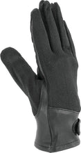 Load image into Gallery viewer, Kuryakyn Leather By River Road Pecos Leather Mesh Gloves Black - Small - Side View