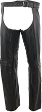 Load image into Gallery viewer, Kuryakyn Leather By River Road Plains Leather Chaps Black - 4XL