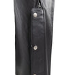 Load image into Gallery viewer, Kuryakyn Leather By River Road Plains Leather Chaps Black - Large - Installation View