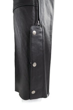 Load image into Gallery viewer, Kuryakyn Leather By River Road Plains Leather Chaps Black - Large - Installation View
