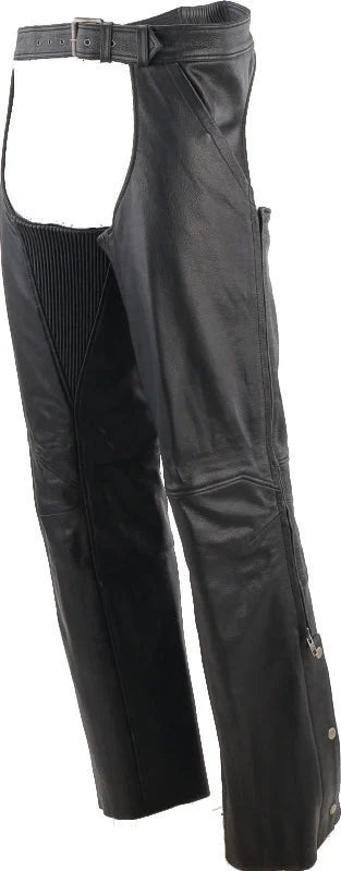 Kuryakyn Leather By River Road Plains Leather Chaps Black - Large - Additional View 6