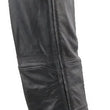 Load image into Gallery viewer, Kuryakyn Leather By River Road Plains Leather Chaps Black - Large - Additional View 8