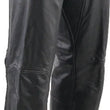 Load image into Gallery viewer, Kuryakyn Leather By River Road Plains Leather Chaps Black - Large - Additional View 9