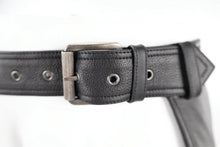 Load image into Gallery viewer, Kuryakyn Leather By River Road Plains Leather Chaps Black - Large - Additional View 12