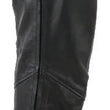 Load image into Gallery viewer, Kuryakyn Leather By River Road Plains Leather Chaps Black Womens - Small - Side View