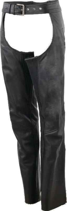 Kuryakyn Leather By River Road Plains Leather Chaps Black Womens - Small - Additional View 8