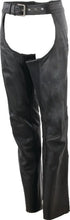 Load image into Gallery viewer, Kuryakyn Leather By River Road Plains Leather Chaps Black Womens - Small - Additional View 8