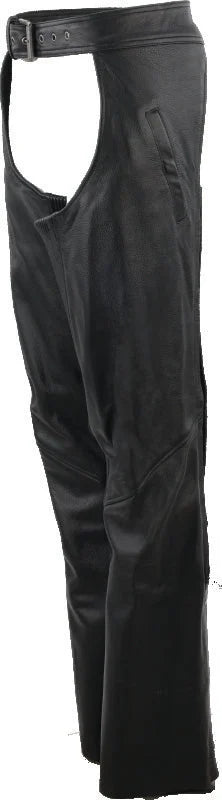 Kuryakyn Leather By River Road Plains Leather Chaps Black Womens - Small - Additional View 9