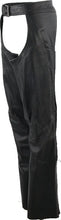 Load image into Gallery viewer, Kuryakyn Leather By River Road Plains Leather Chaps Black Womens - Small - Additional View 9