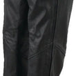 Load image into Gallery viewer, Kuryakyn Leather By River Road Plains Leather Chaps Black Womens - Small - Additional View 10
