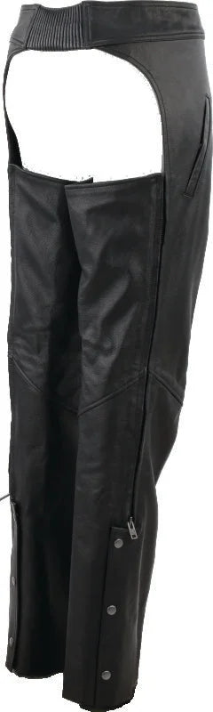 Kuryakyn Leather By River Road Plains Leather Chaps Black Womens - Small - Additional View 10