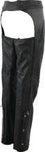 Load image into Gallery viewer, Kuryakyn Leather By River Road Plains Leather Chaps Black Womens - Small - Additional View 10