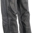 Load image into Gallery viewer, Kuryakyn Leather By River Road Plains Leather Chaps Black - Large - Back View