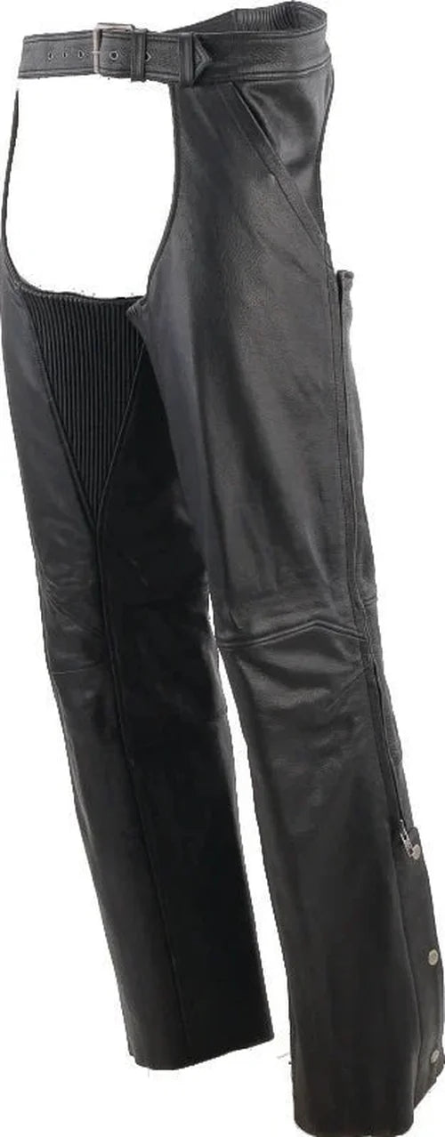 Kuryakyn Leather By River Road Plains Leather Chaps Black - Large - Additional View 6