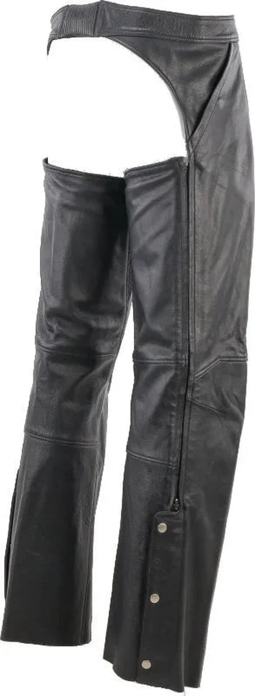Kuryakyn Leather By River Road Plains Leather Chaps Black - Large - Additional View 7