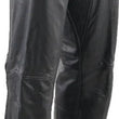 Load image into Gallery viewer, Kuryakyn Leather By River Road Plains Leather Chaps Black - Large - Additional View 9
