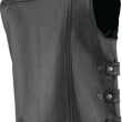 Load image into Gallery viewer, Kuryakyn Leather By River Road Plains Leather Vest Black - Small - Back View