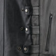 Load image into Gallery viewer, Kuryakyn Leather By River Road Plains Leather Vest Black - Small - Installation View
