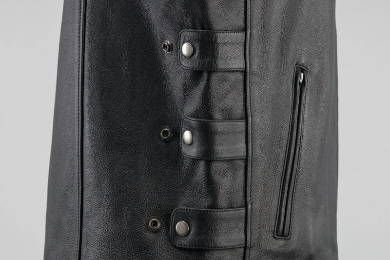 Kuryakyn Leather By River Road Plains Leather Vest Black - Small - Installation View