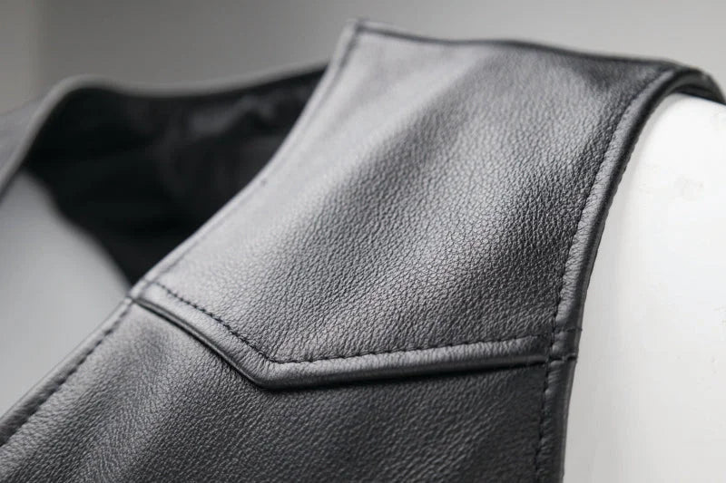 Kuryakyn Leather By River Road Plains Leather Vest Black - Small - Additional View 5