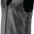 Load image into Gallery viewer, Kuryakyn Leather By River Road Plains Leather Vest Black - Small - Additional View 7