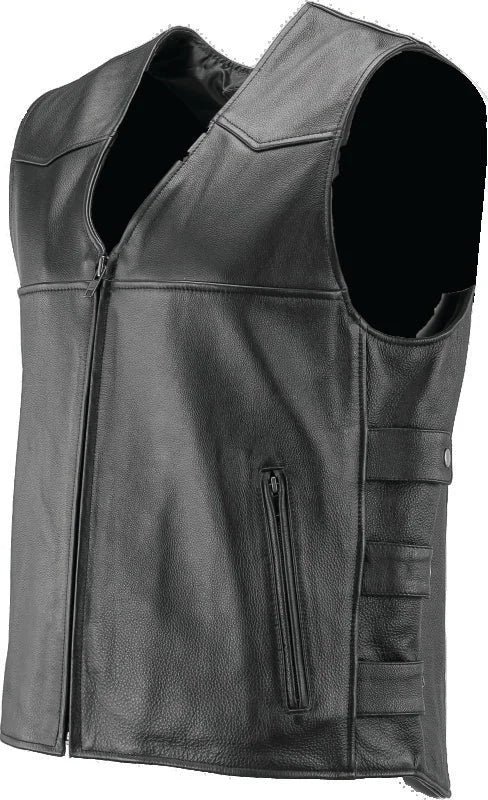 Kuryakyn Leather By River Road Plains Leather Vest Black - Small - Additional View 7