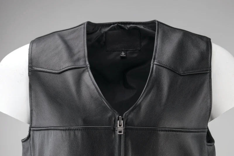 Kuryakyn Leather By River Road Plains Leather Vest Black - Small - Additional View 8