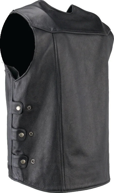 Kuryakyn Leather By River Road Plains Leather Vest Black - Small - Additional View 11