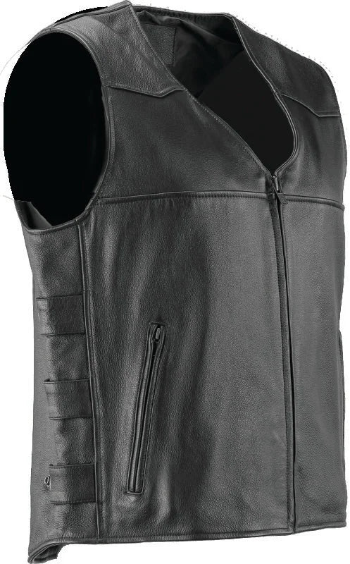 Kuryakyn Leather By River Road Plains Leather Vest Black - Small - Additional View 12