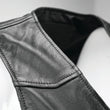Load image into Gallery viewer, Kuryakyn Leather By River Road Plains Leather Vest Black Womens - Small - Installation View