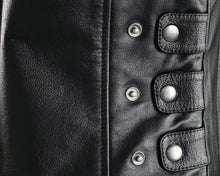 Load image into Gallery viewer, Kuryakyn Leather By River Road Plains Leather Vest Black Womens - Small - Additional View 5