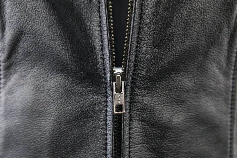Kuryakyn Leather By River Road Plains Leather Vest Black Womens - Small - Additional View 10