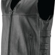 Load image into Gallery viewer, Kuryakyn Leather By River Road Plains Leather Vest Black - Small - Additional View 7