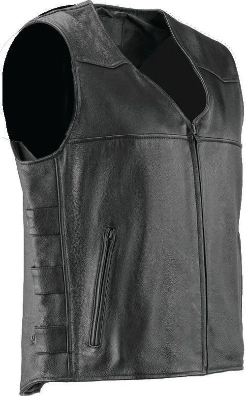 Kuryakyn Leather By River Road Plains Leather Vest Black - Small - Additional View 12