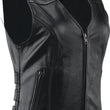 Load image into Gallery viewer, Kuryakyn Leather By River Road Plains Leather Vest Black Womens - Small - Additional View 9