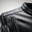 Load image into Gallery viewer, Kuryakyn Leather By River Road Race Leather Jacket Black - Small - Side View