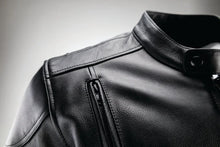 Load image into Gallery viewer, Kuryakyn Leather By River Road Race Leather Jacket Black - Small - Side View