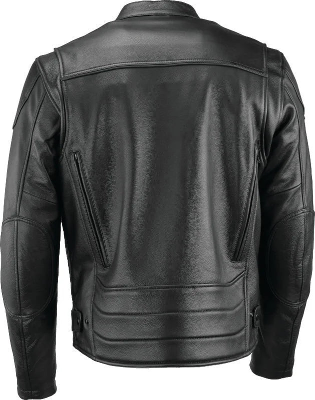Kuryakyn Leather By River Road Race Leather Jacket Black - Small - Back View