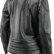 Load image into Gallery viewer, Kuryakyn Leather By River Road Race Leather Jacket Black Womens - Small - Installation View