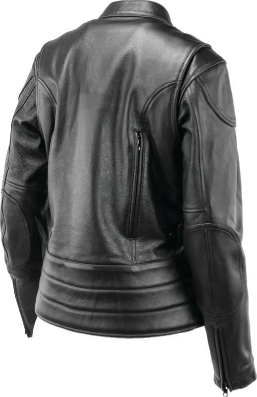 Kuryakyn Leather By River Road Race Leather Jacket Black Womens - Small - Installation View