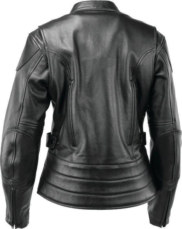 Kuryakyn Leather By River Road Race Leather Jacket Black Womens - Small - Additional View 5