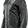 Load image into Gallery viewer, Kuryakyn Leather By River Road Race Leather Jacket Black Womens - Small - Additional View 7