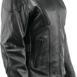Load image into Gallery viewer, Kuryakyn Leather By River Road Race Leather Jacket Black Womens - Small - Side View