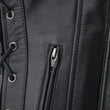 Load image into Gallery viewer, Kuryakyn Leather By River Road Sapphire Leather Vest Black Womens - Small - Additional View 6