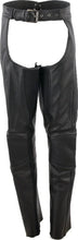 Load image into Gallery viewer, Kuryakyn Leather By River Road Sierra Leather Chaps Black Womens - Large