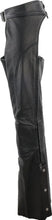 Load image into Gallery viewer, Kuryakyn Leather By River Road Sierra Leather Chaps Black Womens - Small - Additional View 5